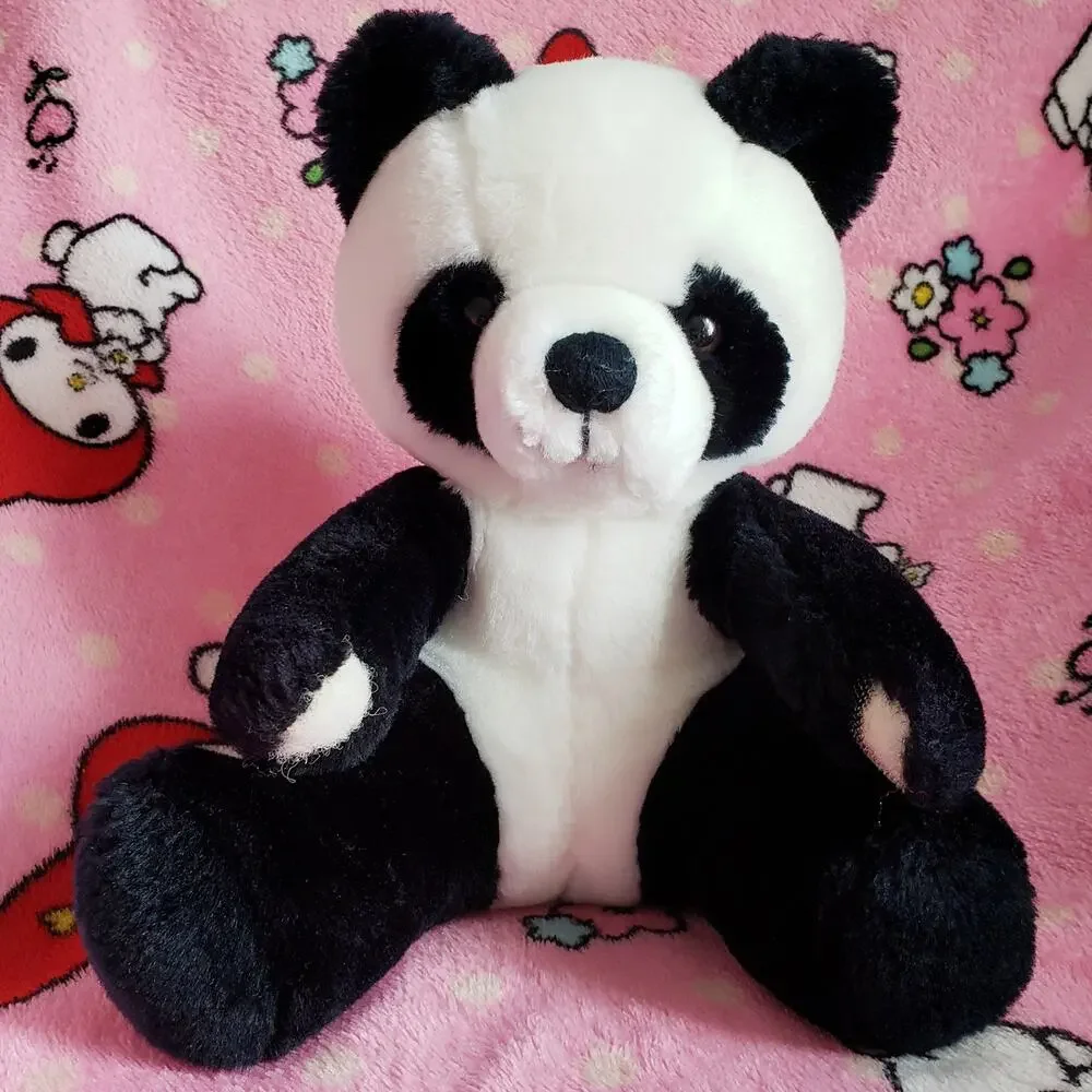 Vintage 1978 R. Dakin & Co Plush Mama Panda Bear Hug Toy